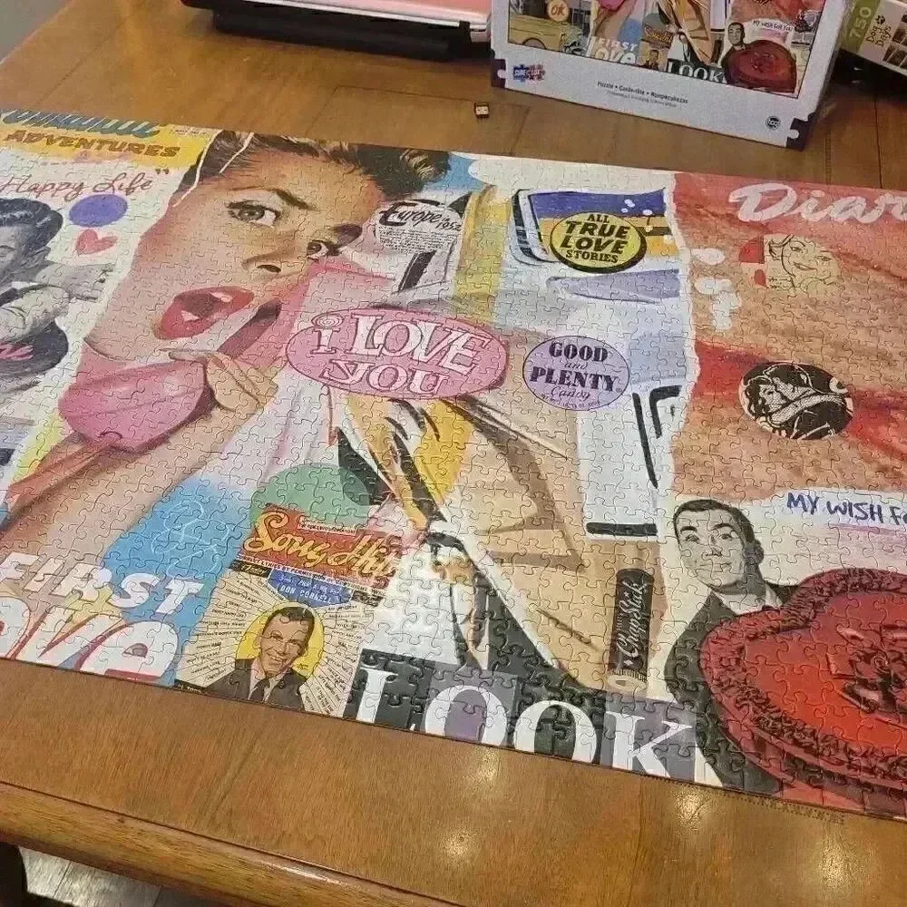 Sure-Lox Sweet Happy Life 1500PC Puzzle by King of Pop Art Nelson De La Nuez
